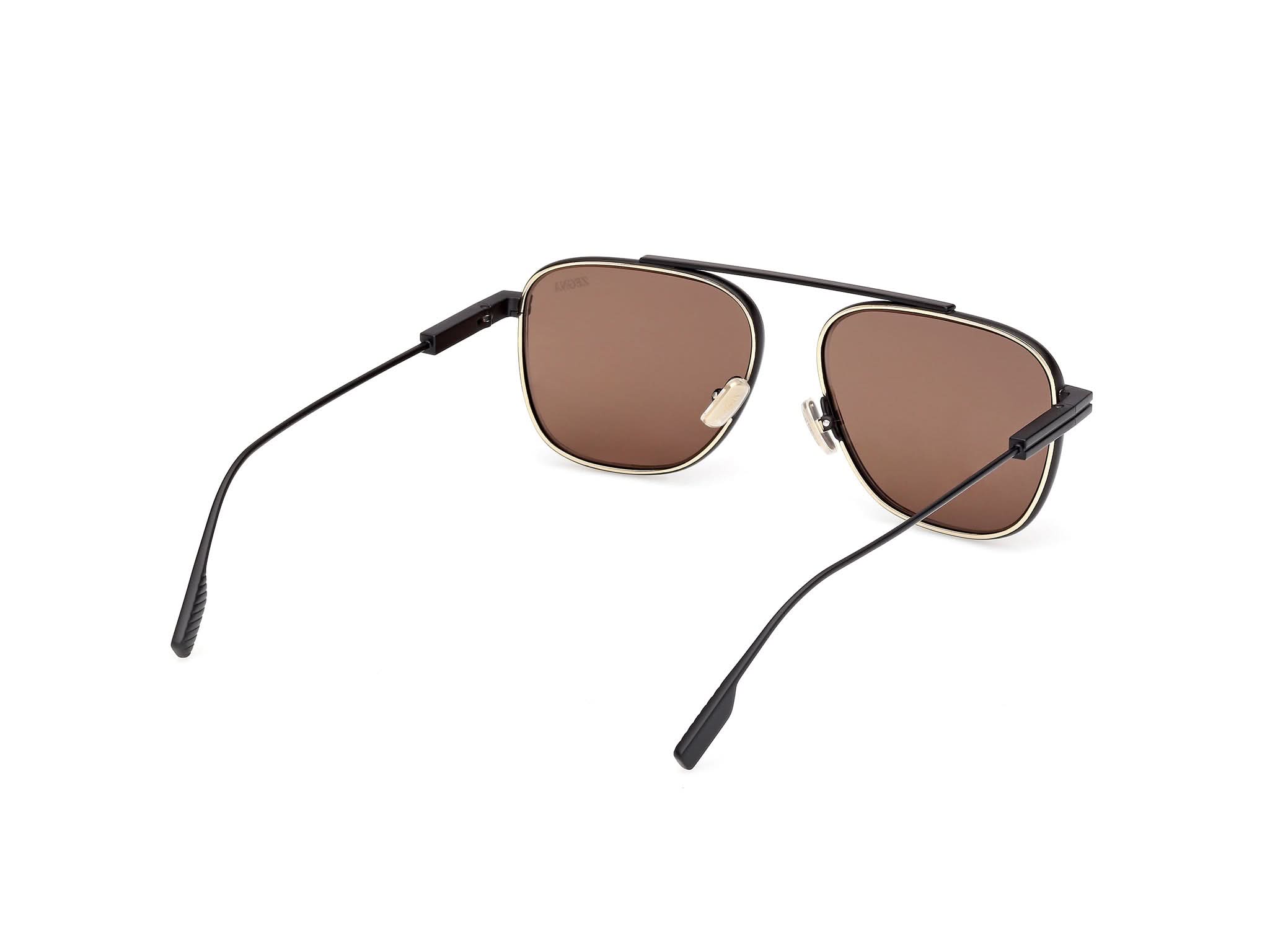 ZEGNA EZ0291 02E 57 SUNGLASSES