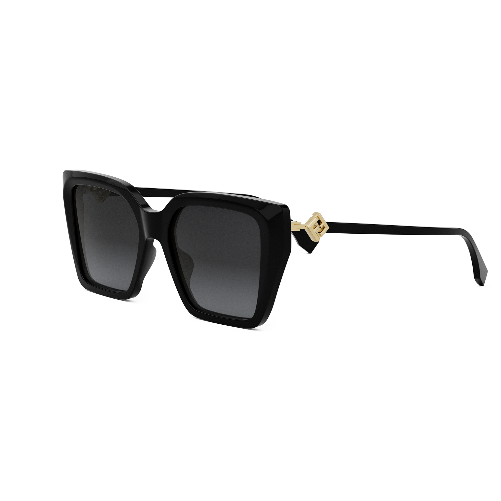 FENDI FE40161I 01B 54 SUNGLASSES