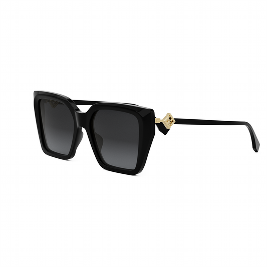 FENDI FE40161I 01B 54 SUNGLASSES