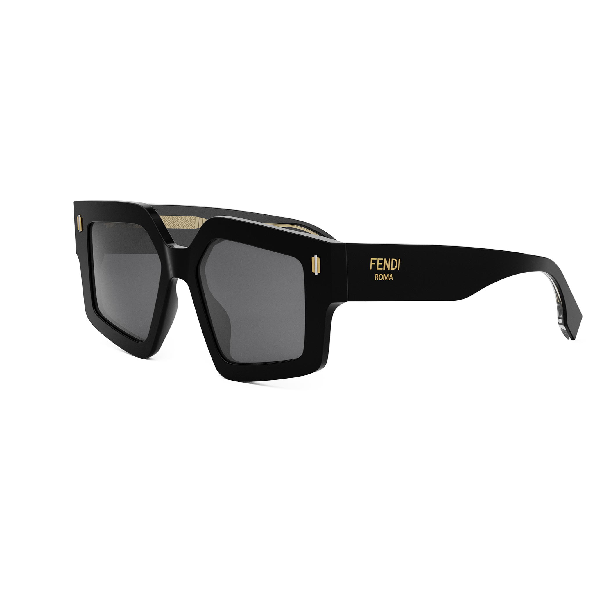FENDI FE40162I 01A 52 SUNGLASSES