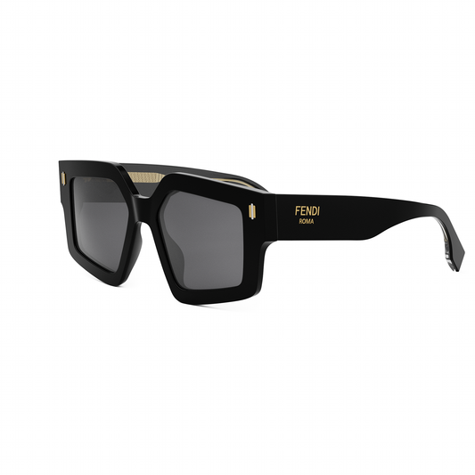 FENDI FE40162I 01A 52 SUNGLASSES