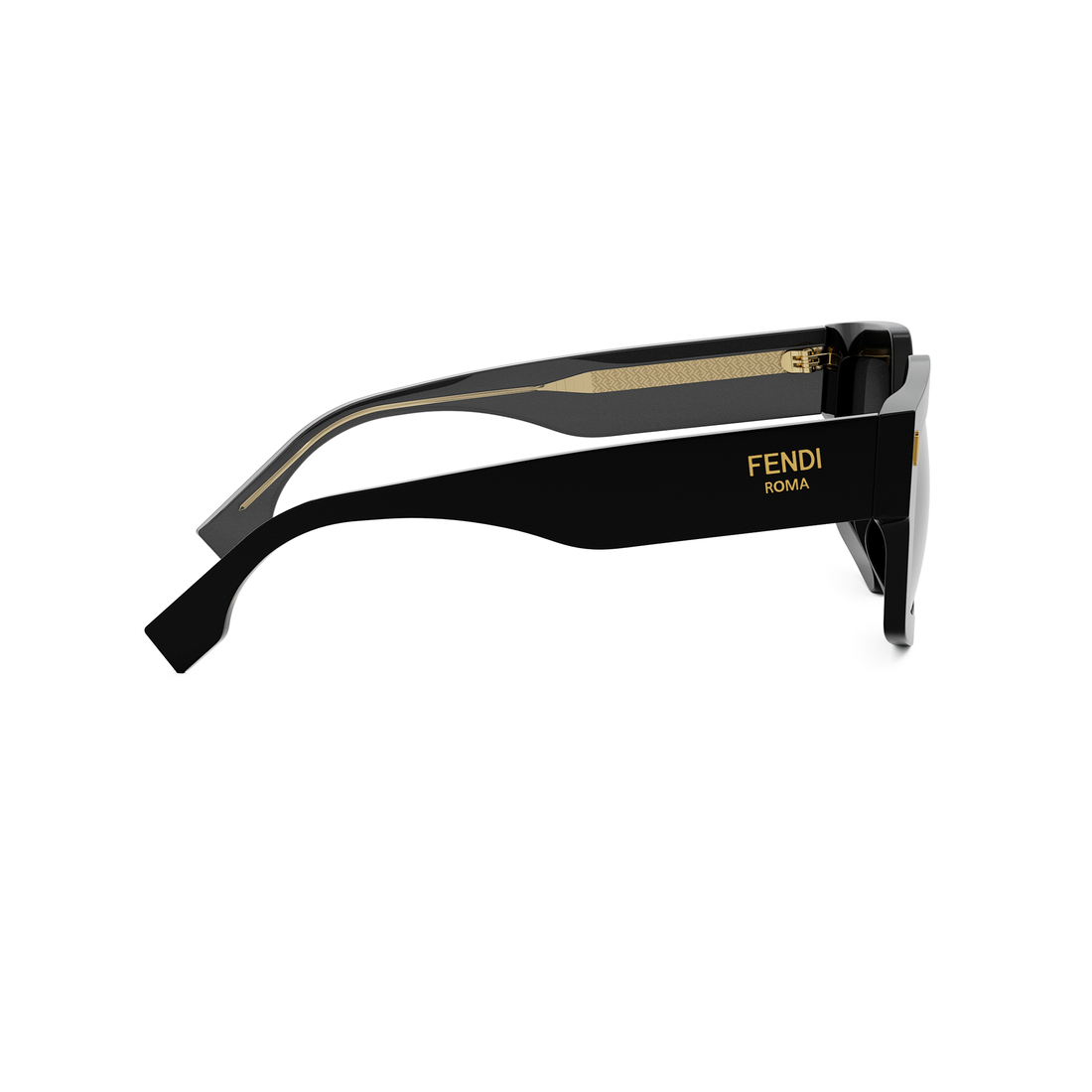 FENDI FE40162I 01A 52 SUNGLASSES