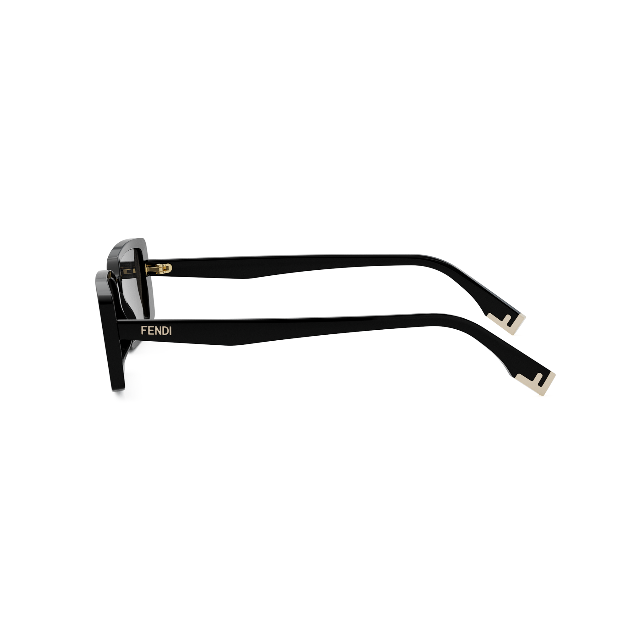 FENDI FE40164I 01A 53 SUNGLASSES