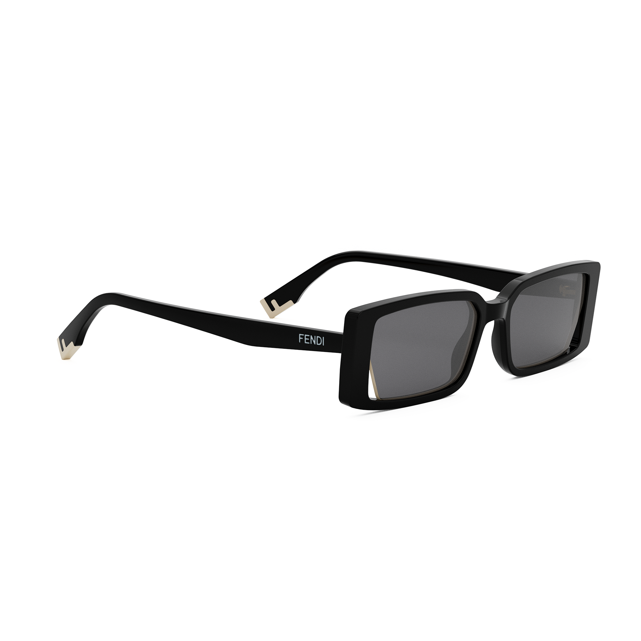 FENDI FE40164I 01A 53 SUNGLASSES
