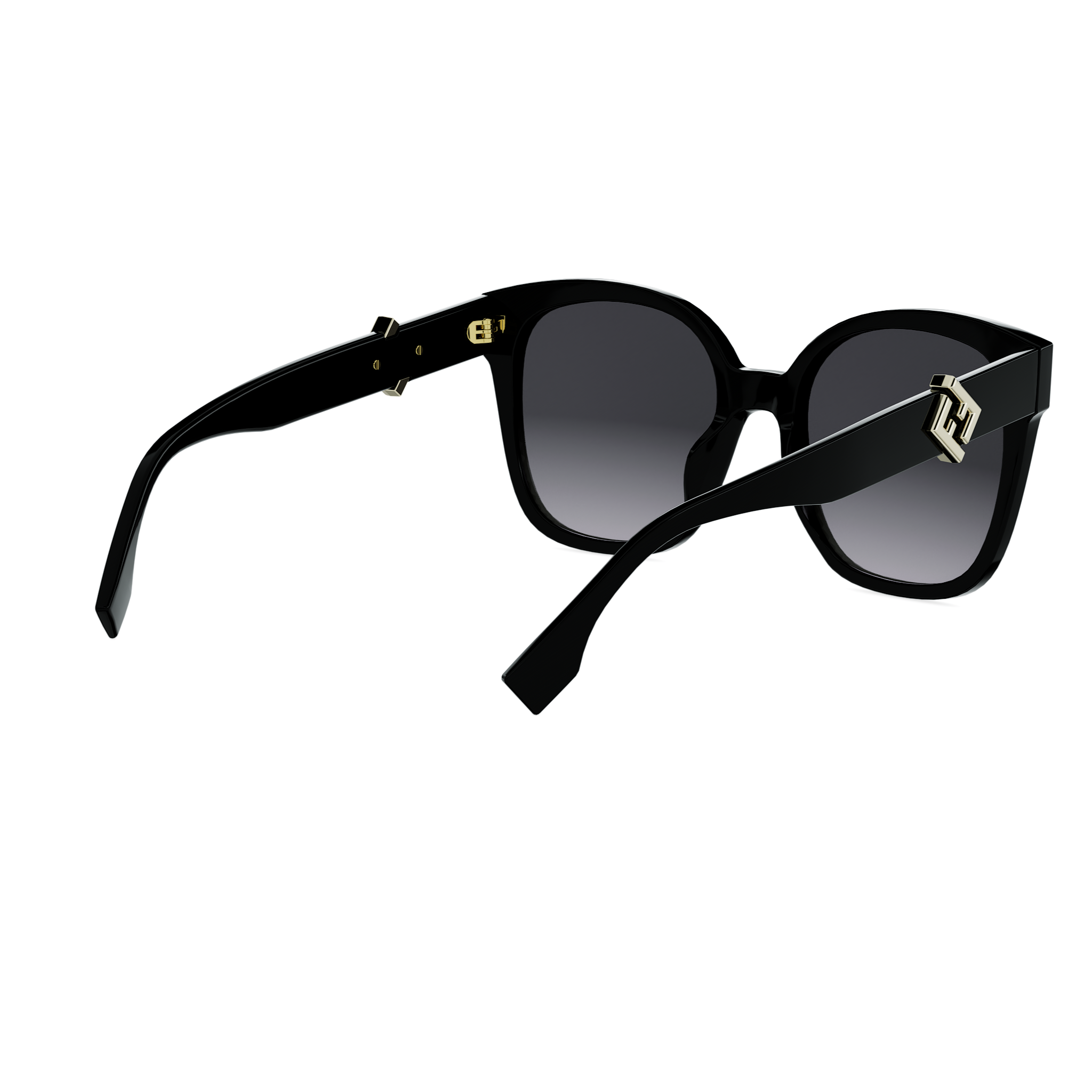 FENDI FE40186I 01B 55 SUNGLASSES