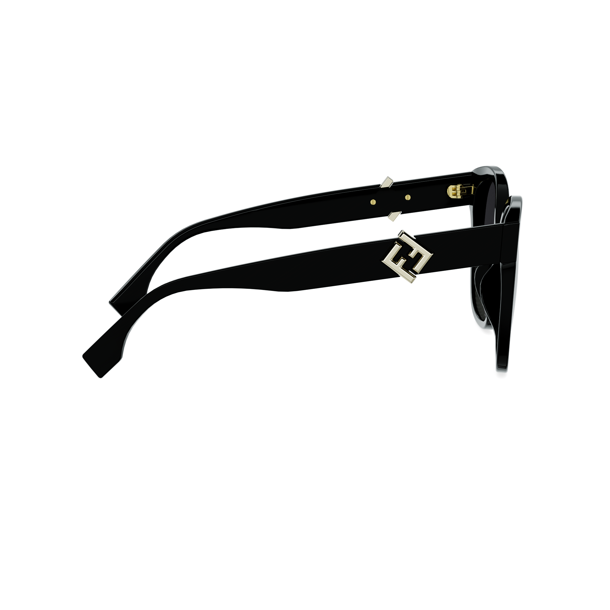 FENDI FE40186I 01B 55 SUNGLASSES