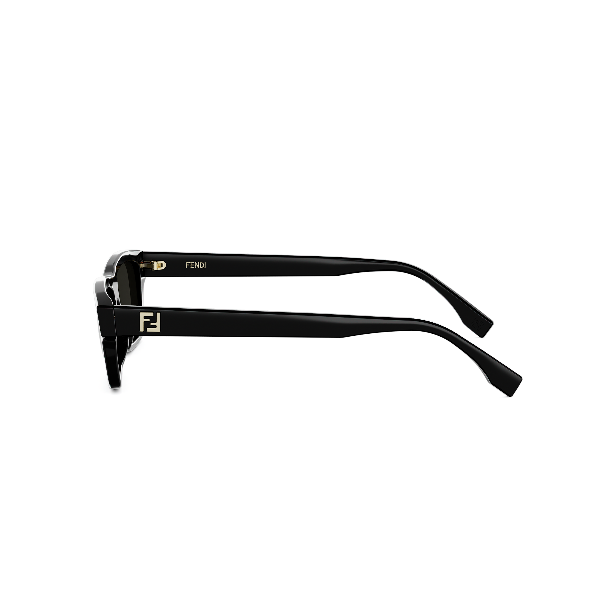 FENDI FE40199I 01A 55 SUNGLASSES