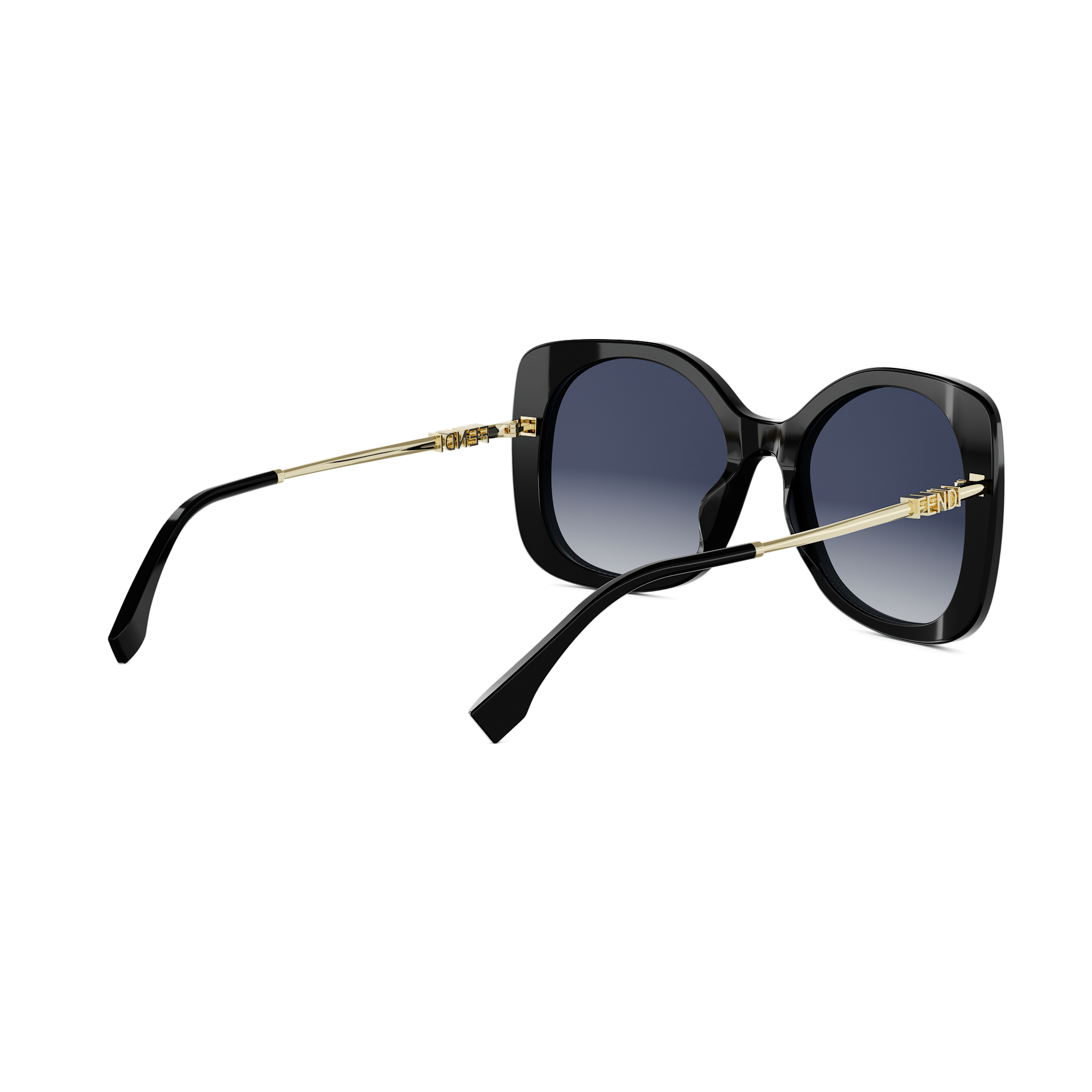FENDI FE40201I 01W 55 SUNGLASSES