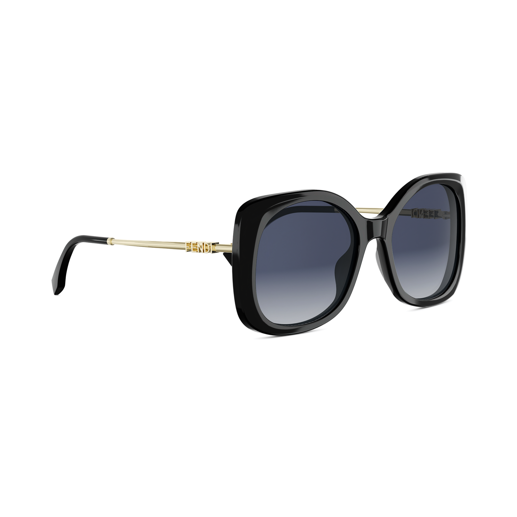 FENDI FE40201I 01W 55 SUNGLASSES