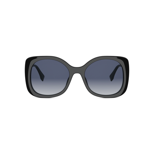FENDI FE40201I 01W 55 SUNGLASSES