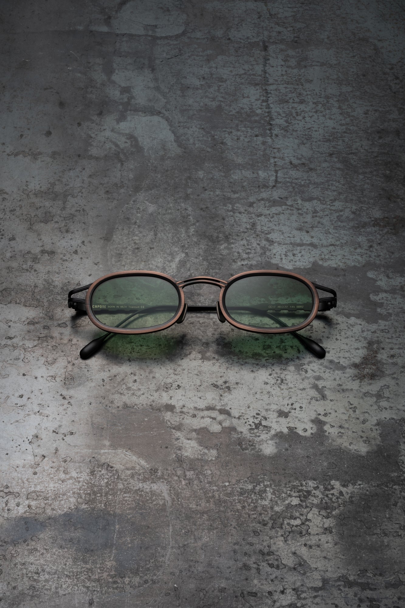 CAPOTE CC17 BBRZ GREEN 48 SUNGLASSES