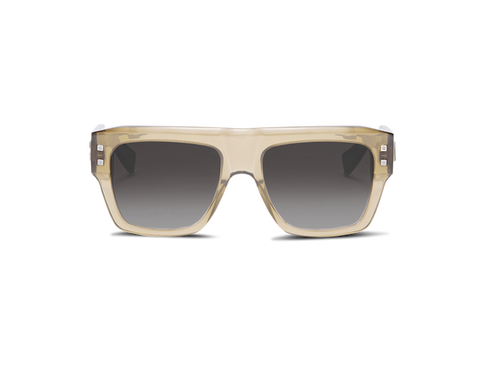 BALMAIN BPS199C B SCENE GRN BLK 56 SUNGLASSES