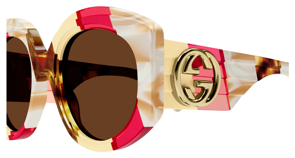 GUCCI GG1308S 003 0004 Full 53 140 Plastic SUNGLASSES