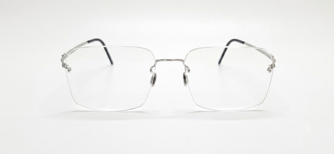 LINDBERG LTD065 492BB SPIRIT PRECIOUS DIAMOND SAPPHIRES WHITE GOLD 750 53 FRAME