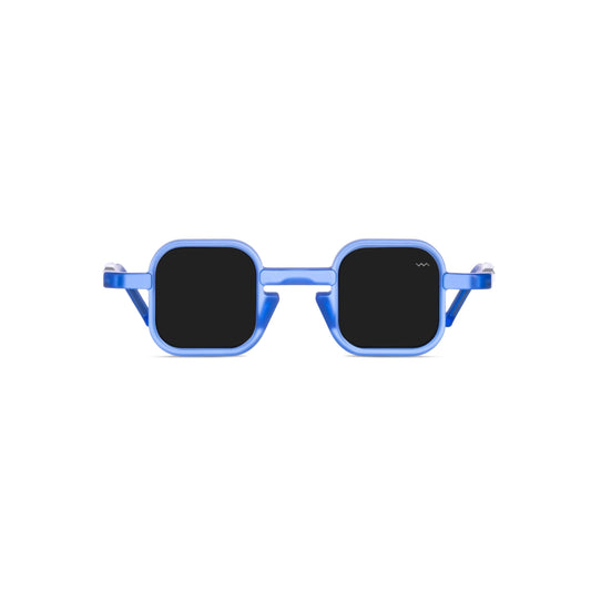 VAVA WL0067 WHITE LABEL CRYSTAL BLUE MATT 39 SUNGLASSES