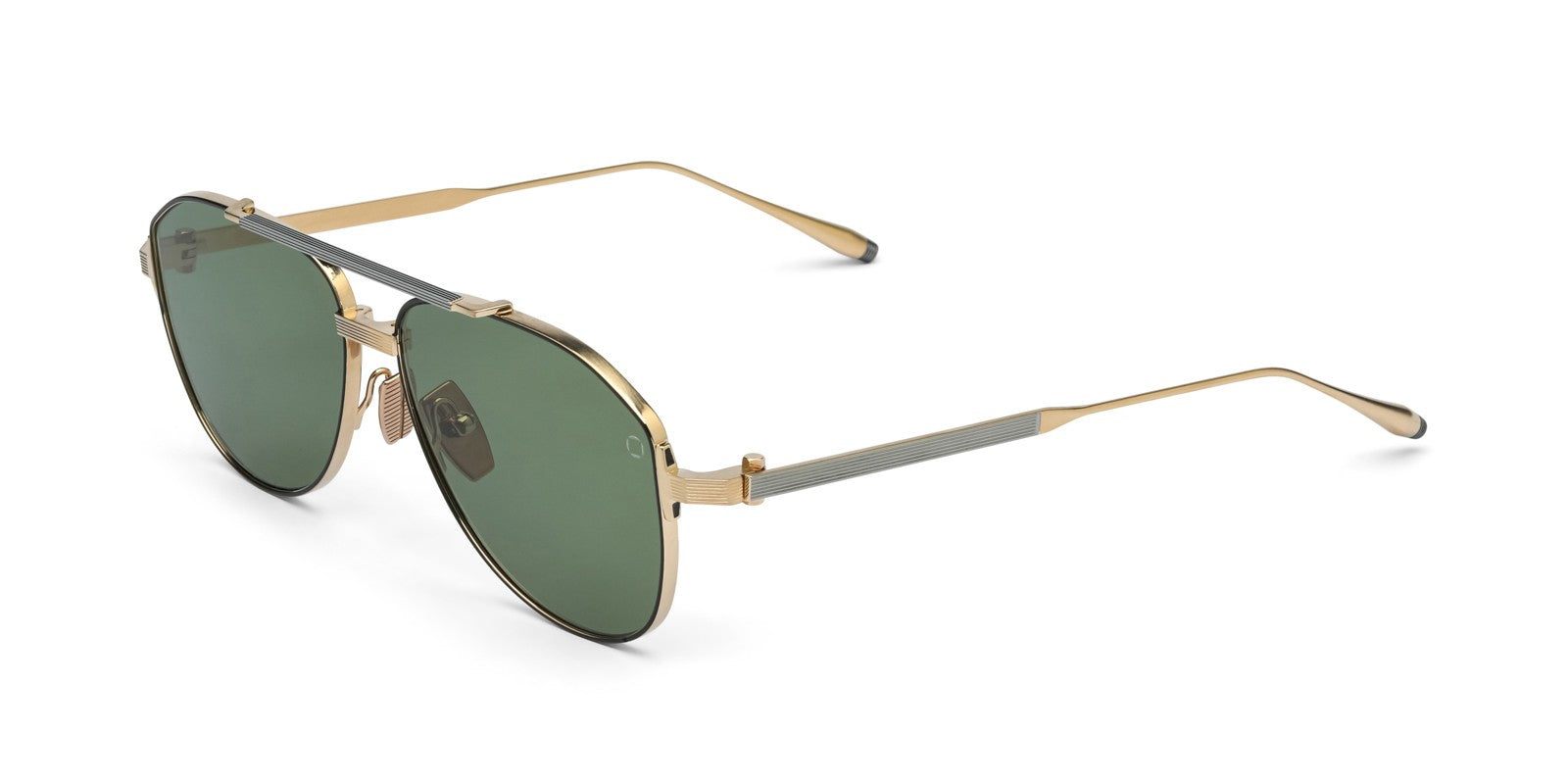 AKONI AKS521A HELIOS GLD BLK 57 SUNGLASSES