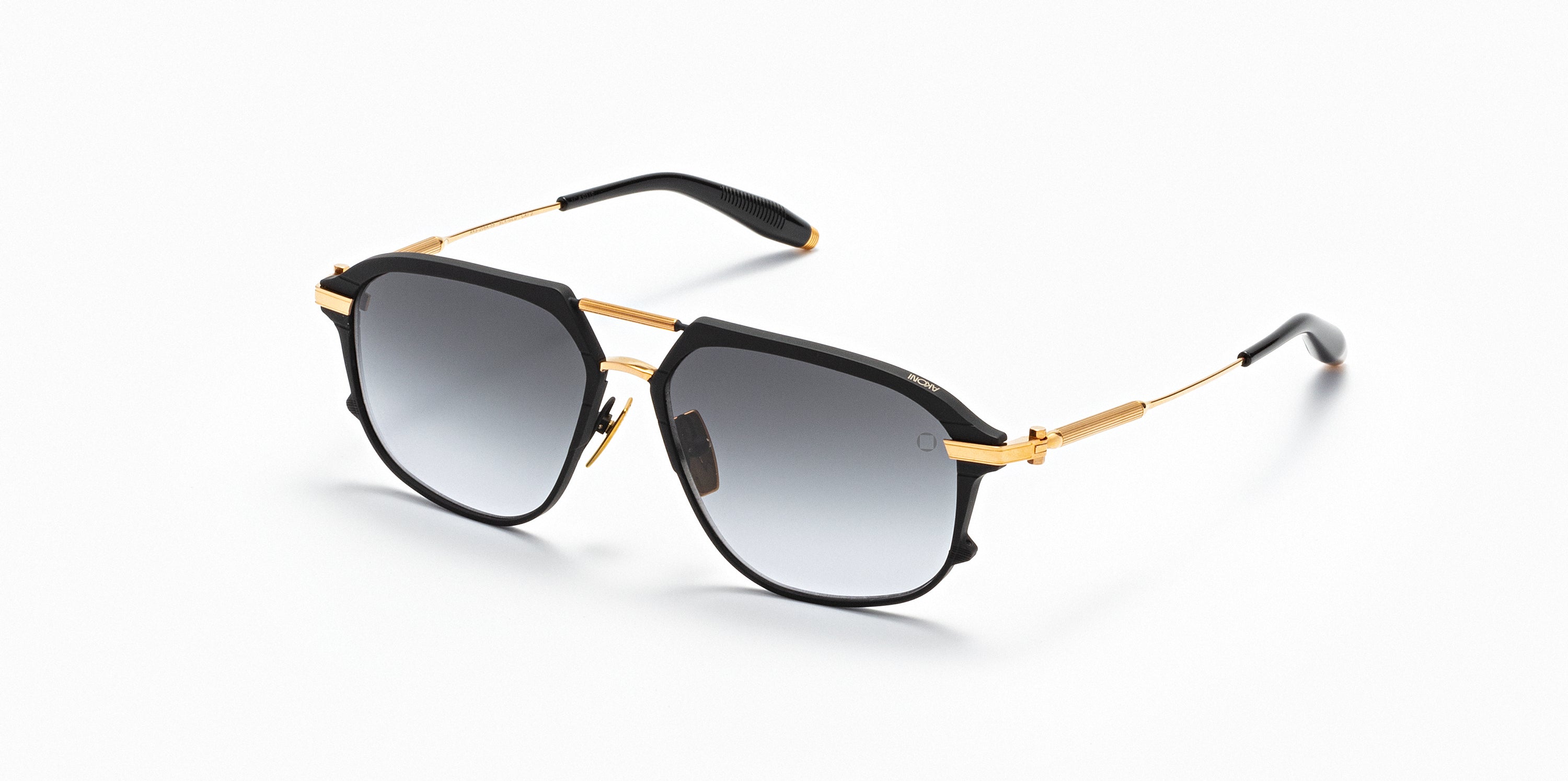 AKONI AKS206A ICARUS BLK GLD 58 SUNGLASSES