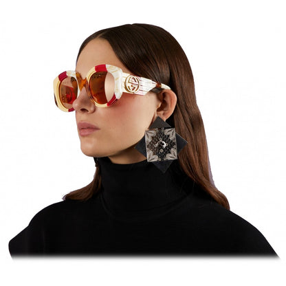 GUCCI GG1308S 003 0004 Full 53 140 Plastic SUNGLASSES