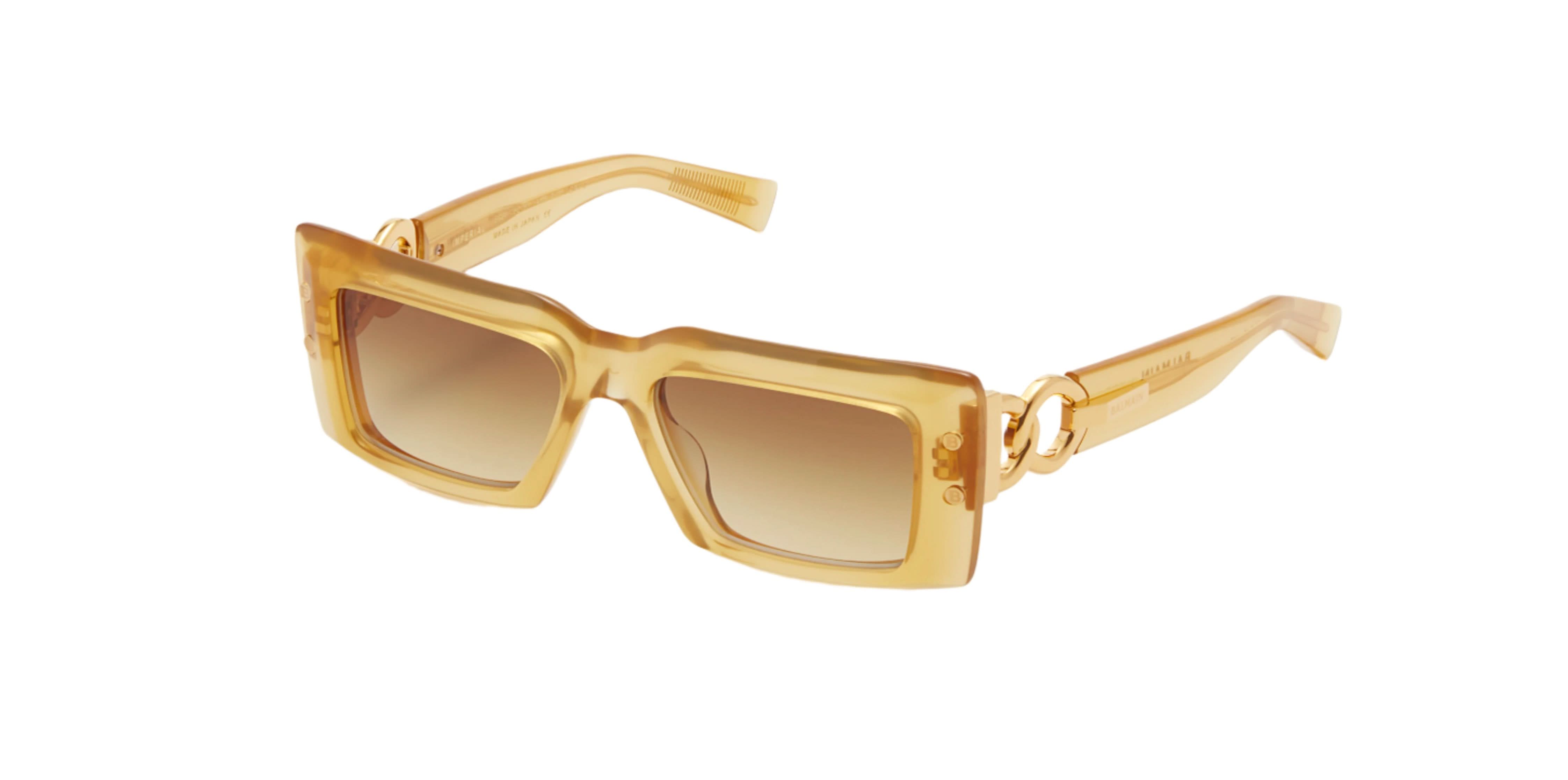 BALMAIN BPS145D IMPERIAL AMB GLD 53 SUNGLASSES