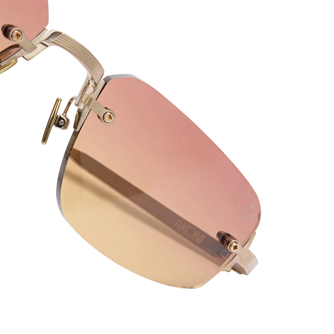 AKONI AKS536C JUNO THREE GLD GLD 53 SUNGLASSES