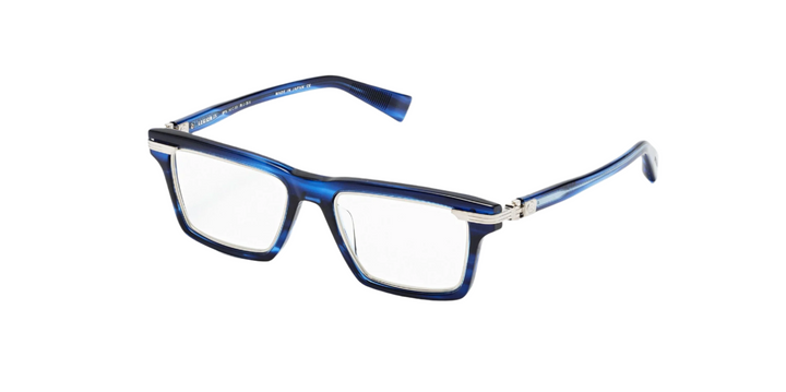 BALMAIN BPX141C LEGION IV BLU SLV 53 FRAME
