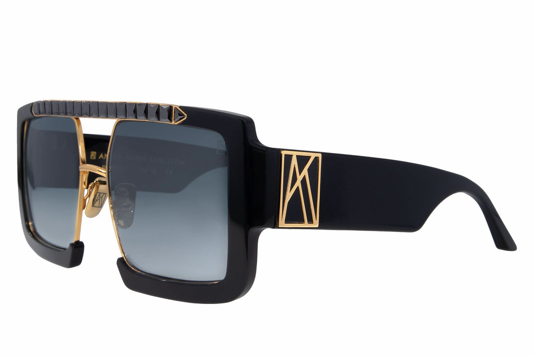 ANNA KARIN LE SWAG BLACK CRYSTAL 56 SUNGLASSES