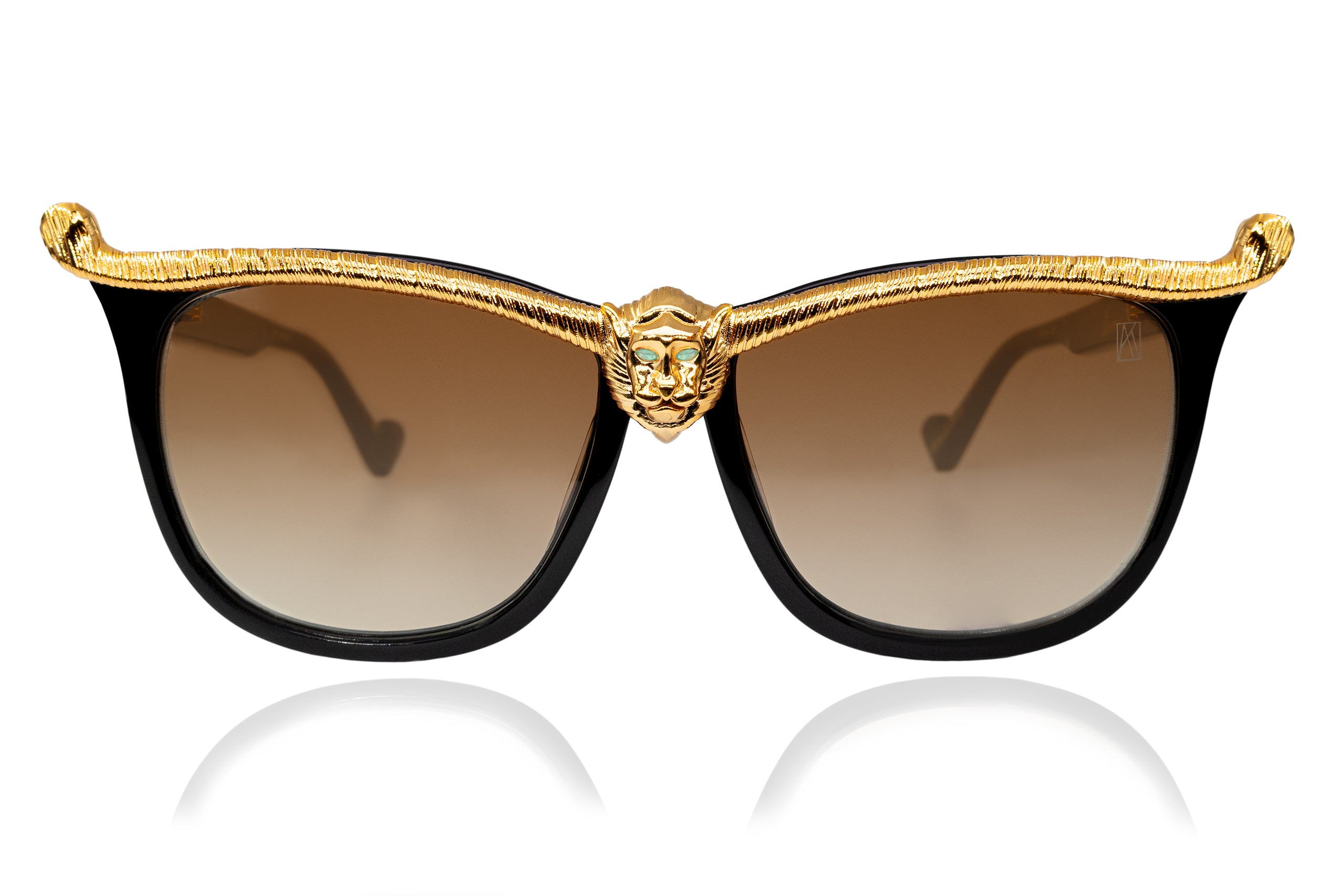 ANNA KARIN LIONESS 2.0 BLACK GOLD 58 SUNGLASSES