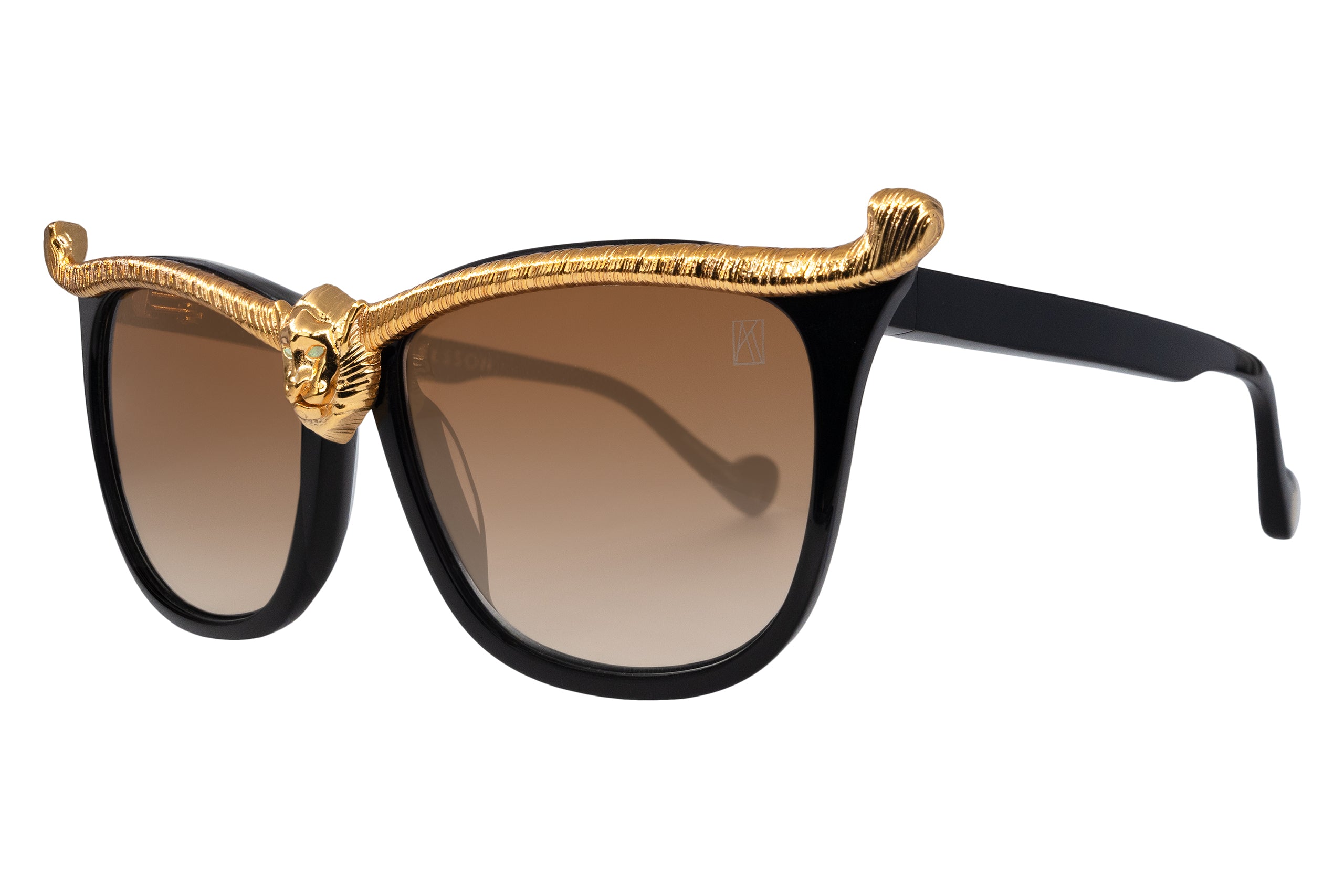 ANNA KARIN LIONESS 2.0 BLACK GOLD 58 SUNGLASSES