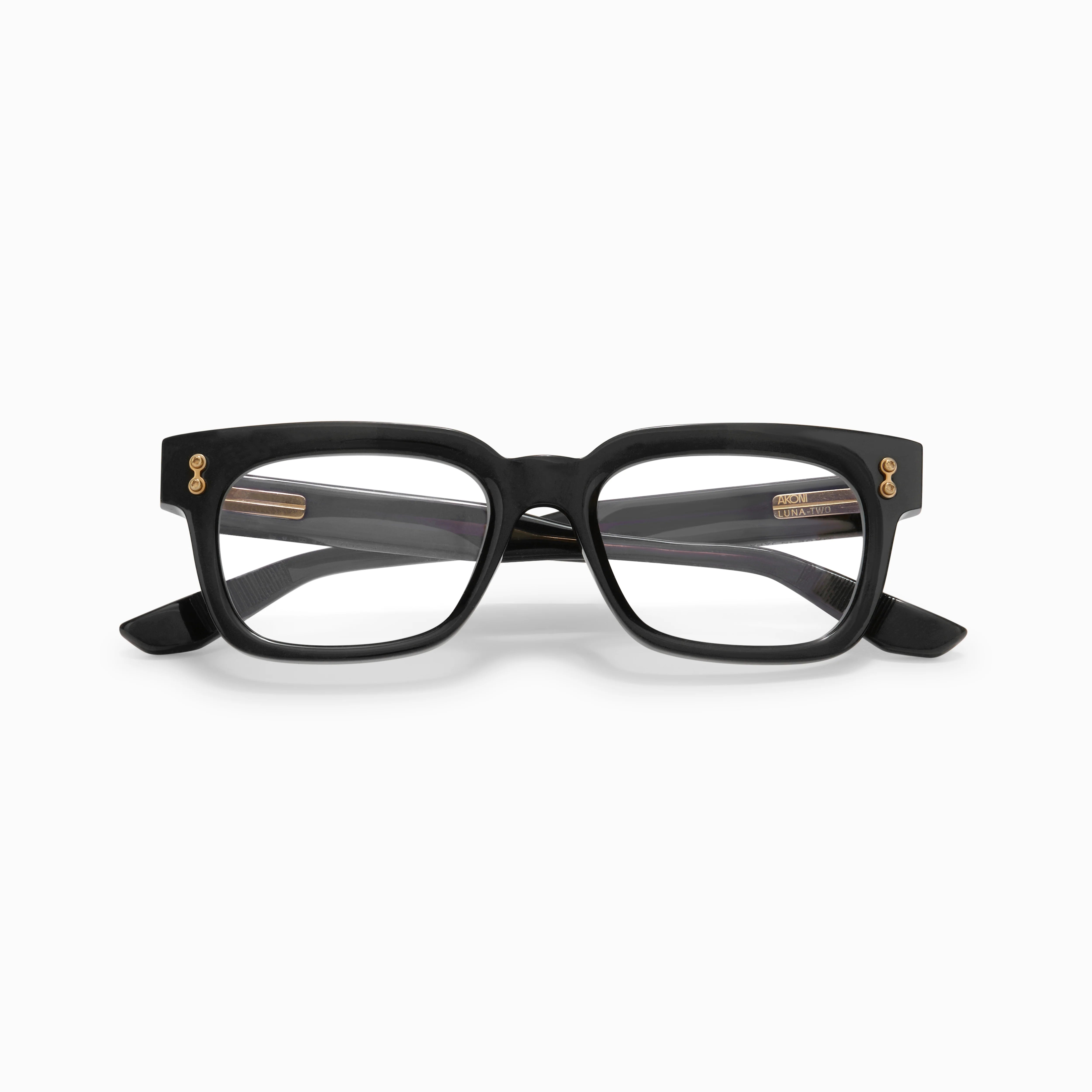 AKONI AKX547A LUNA TWO BLK GLD 49 FRAME