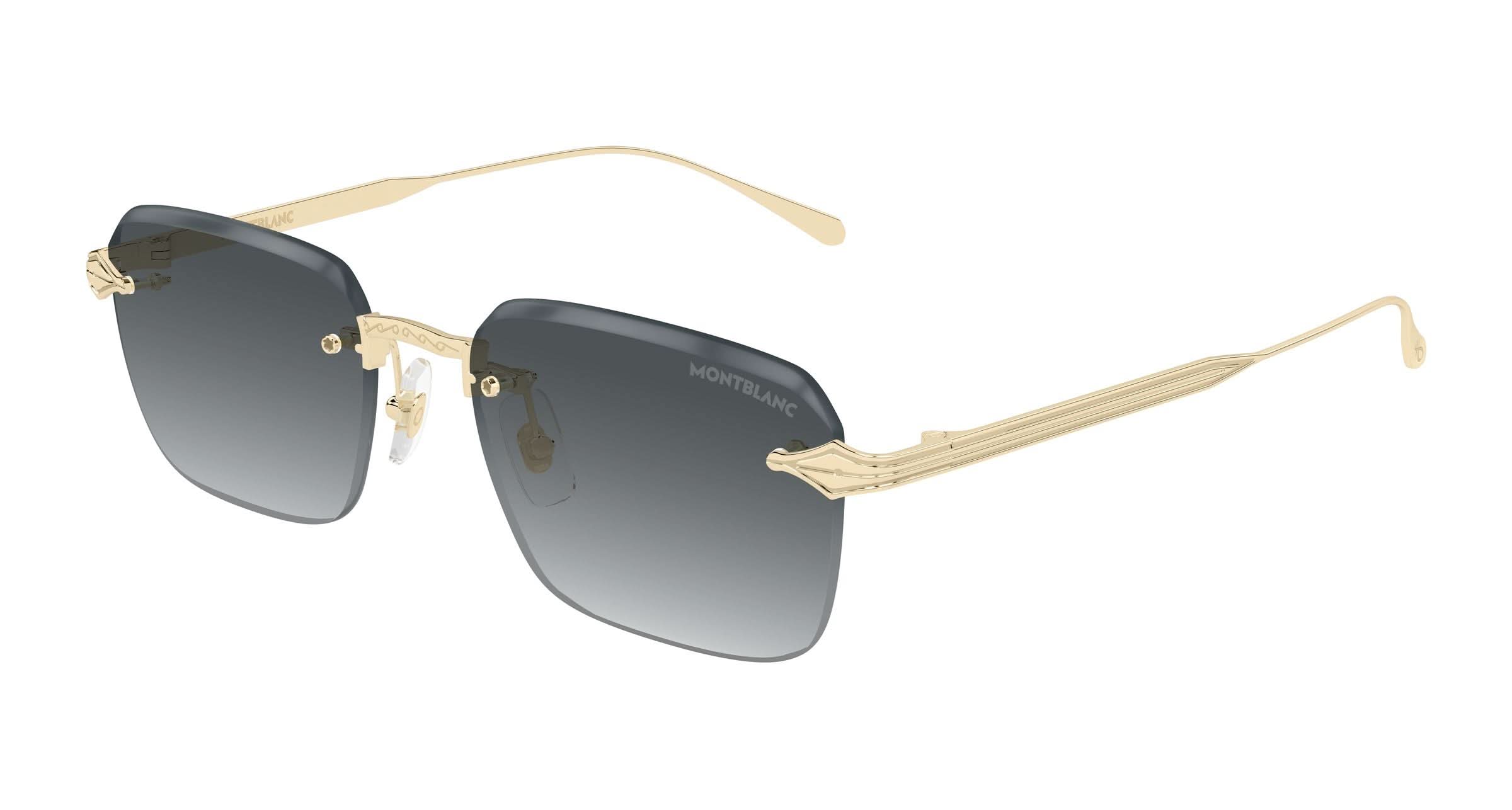 小物 Mont Blanc MONT BLANC MB0456S 001 54 SUNGLASSES