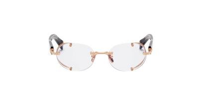BALMAIN PARIS BPX153D MONSIEUR GLD GRY 53 FRAME