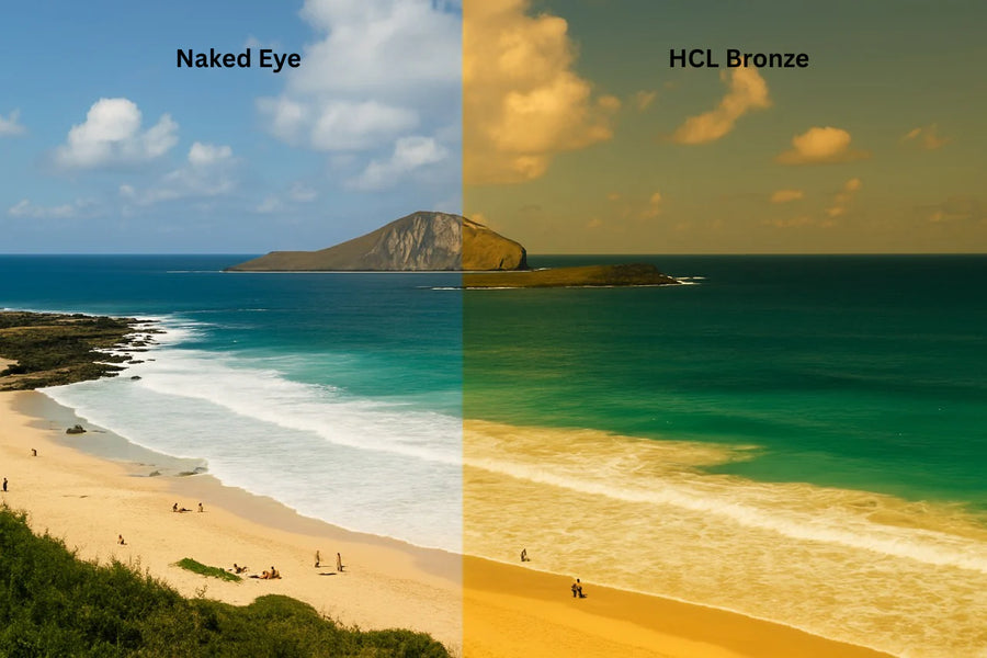 MAUI JIM HCL BRONZE  LENS INFORMATION