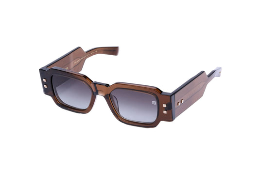 BALMAIN BPS191C OLIVIER III BRN GLD 52 SUNGLASSES