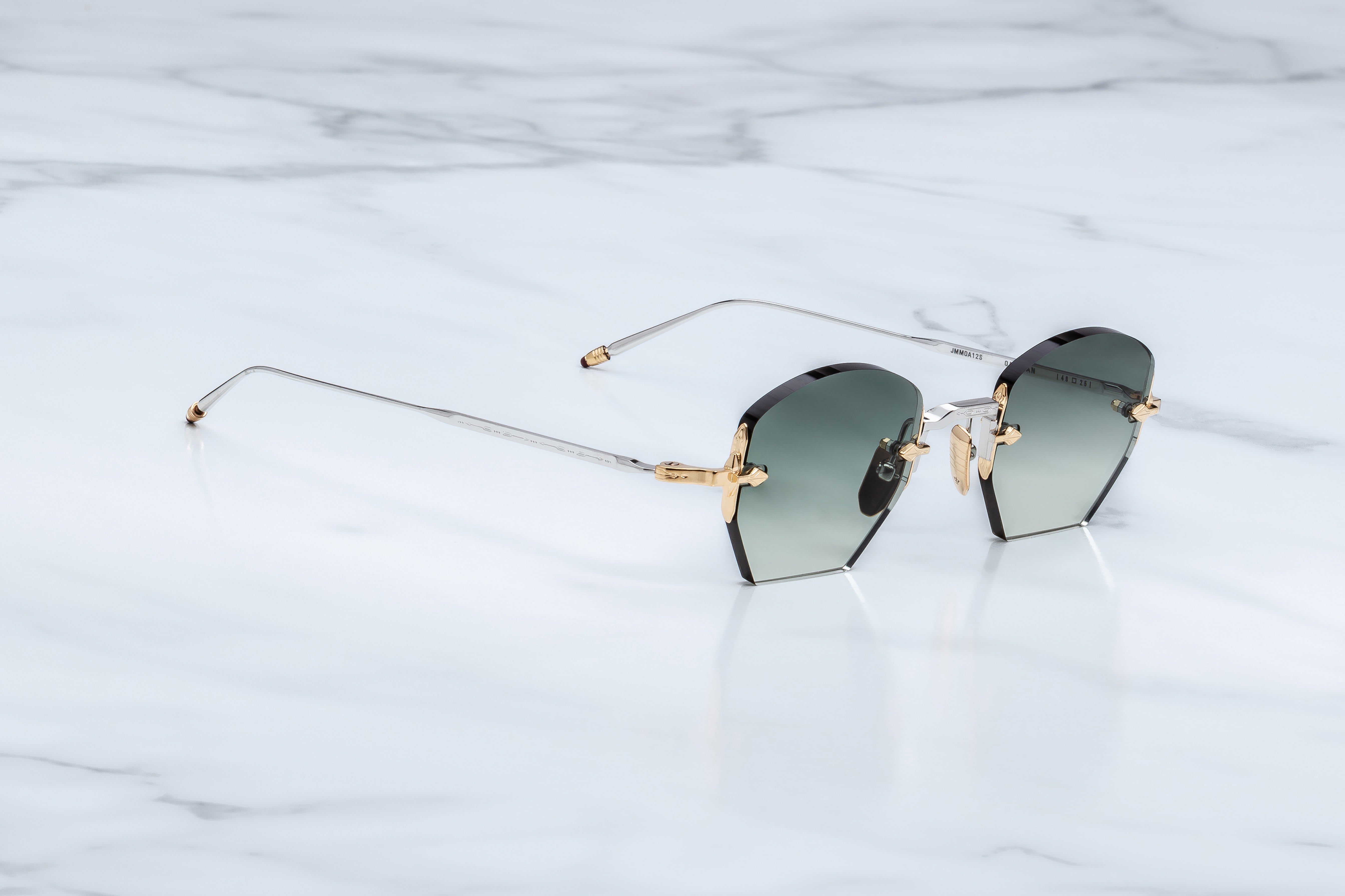 JACQUES MARIE MAGE OATMAN 235/300 JMMOA12S ELECTRUM 48 SUNGLASSES