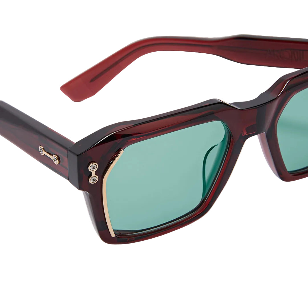 AKONI AKS535D PEGASUS TWO BRG GLD 54 SUNGLASSES