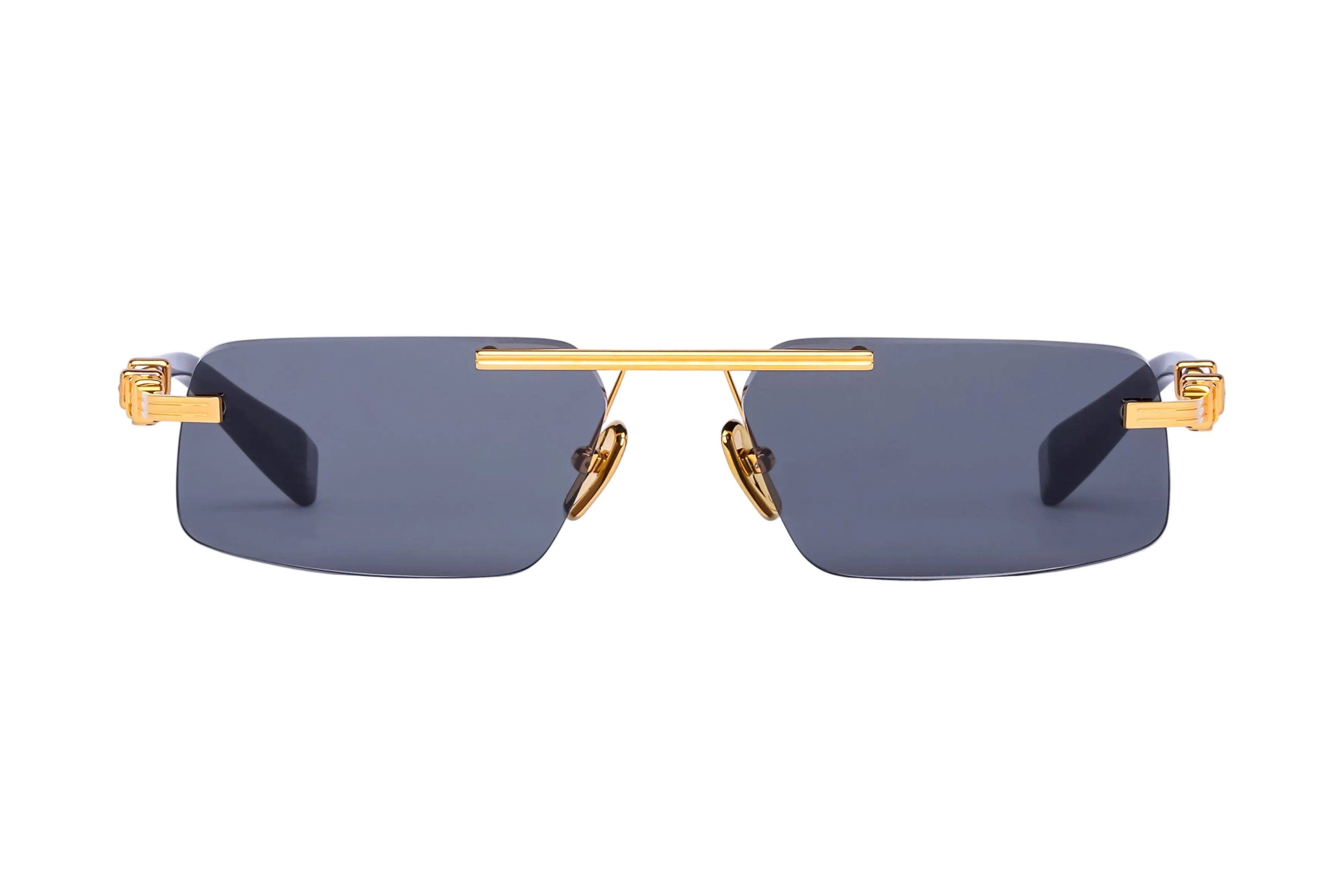 BALMAIN BPS187A PIERRE II GLD BLK 58 SUNGLASSES