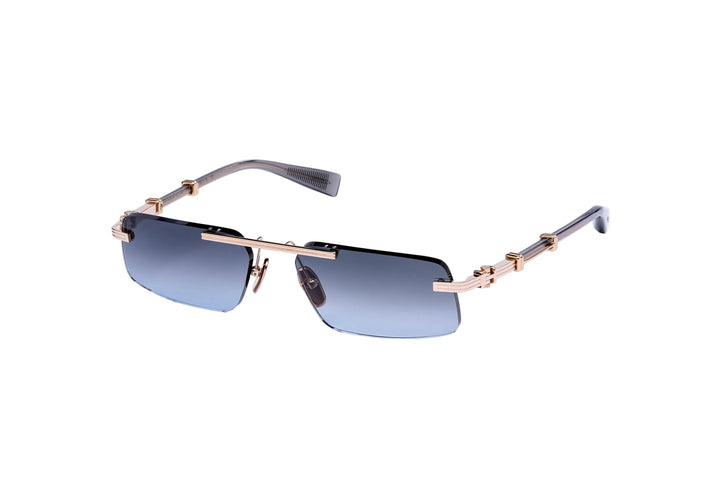 BALMAIN BPS187B GLD GRY 58 SUNGLASSES