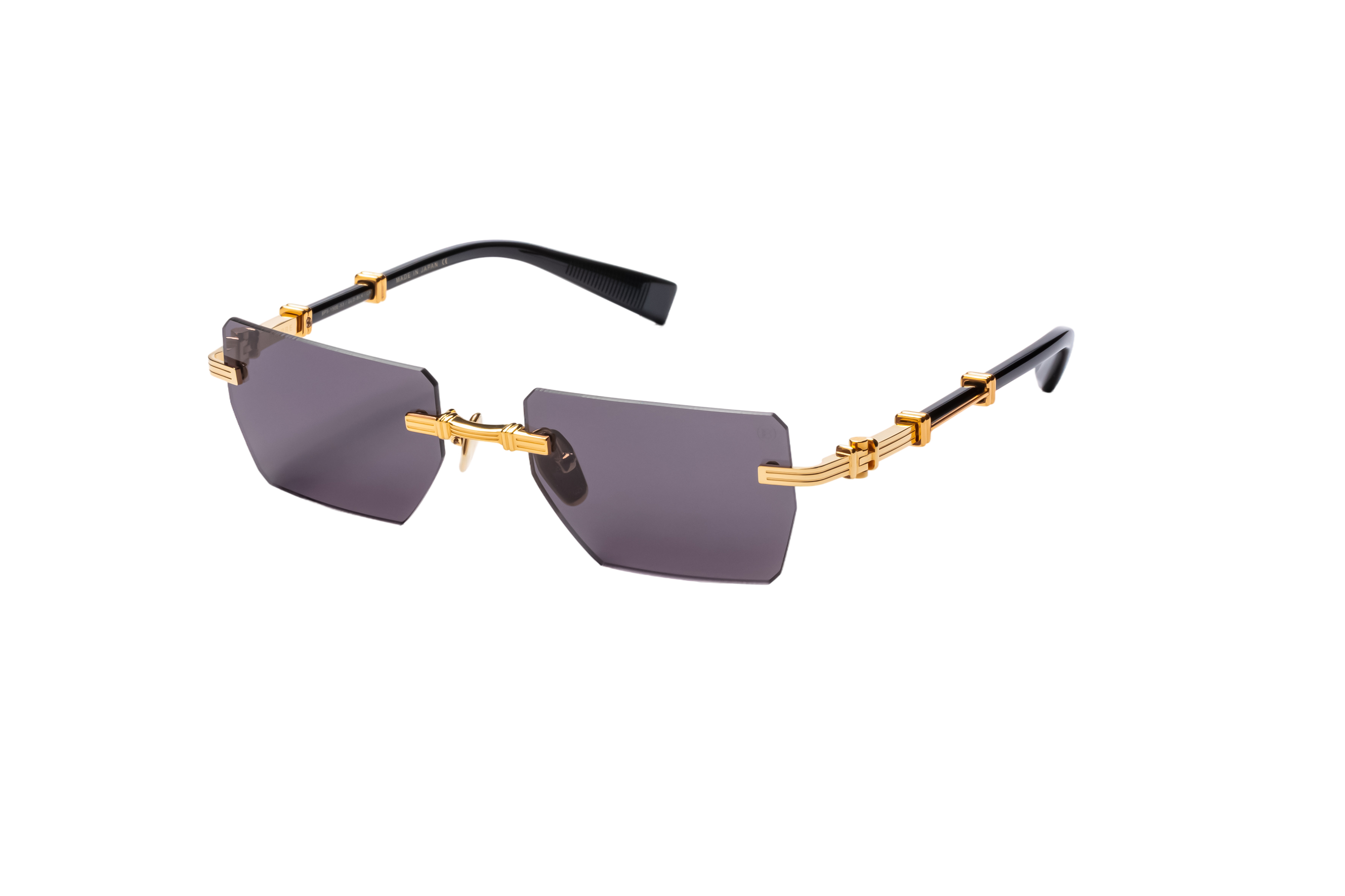 BALMAIN PARIS BPS150E PIERRE GLD BLK 53 SUNGLASSES