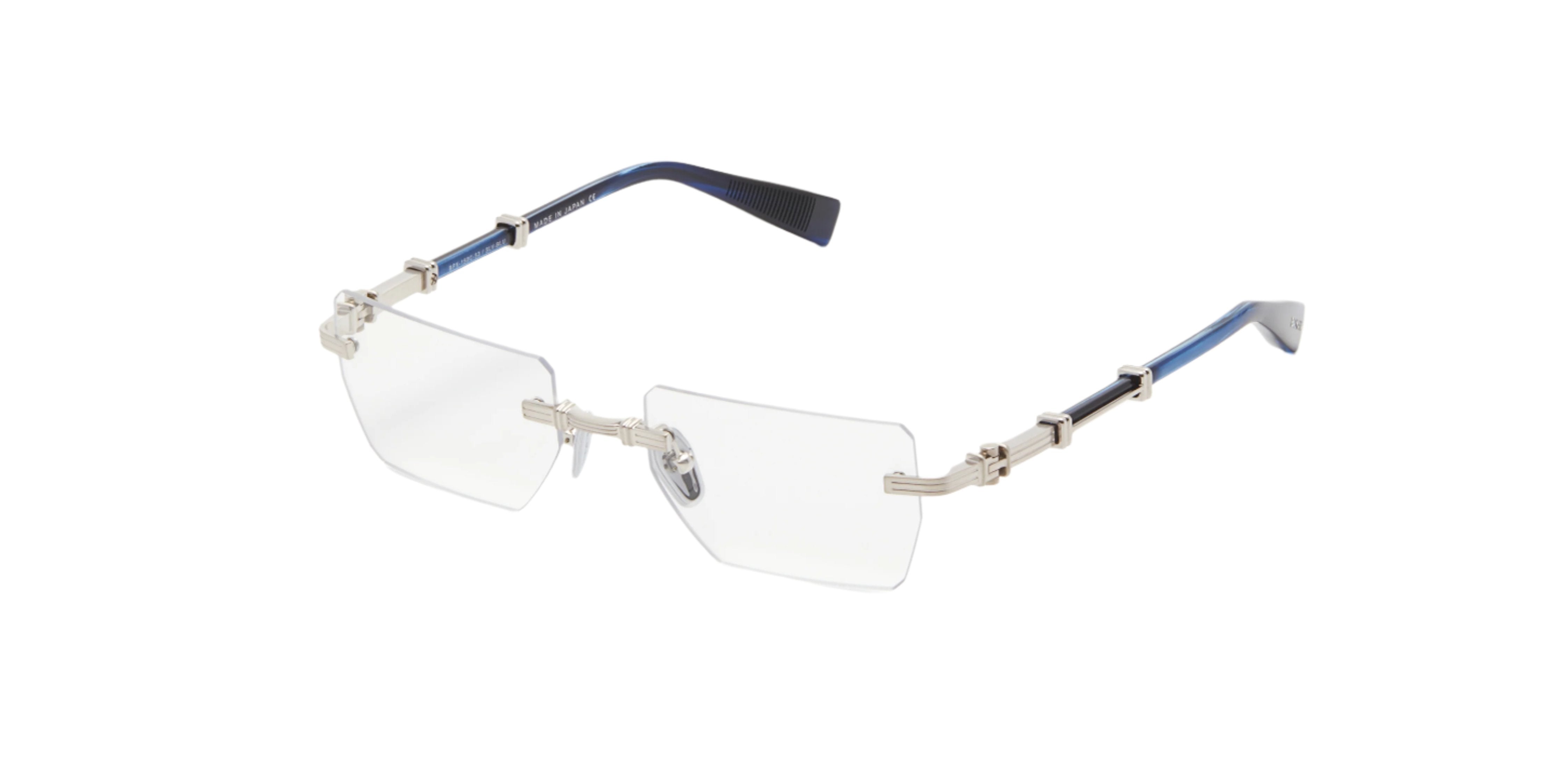 BALMAIN PARIS BPX150C PIERRE SLV BLU 53 FRAME