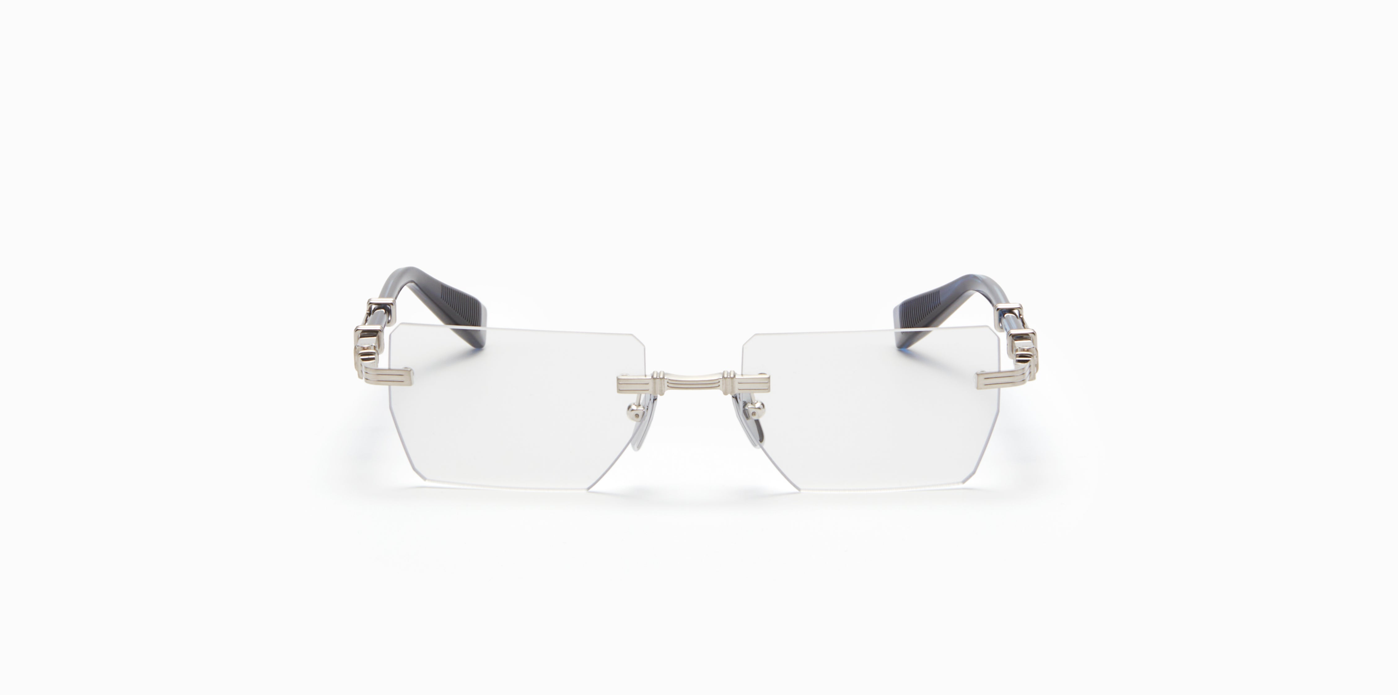 BALMAIN PARIS BPX150C PIERRE SLV BLU 53 FRAME