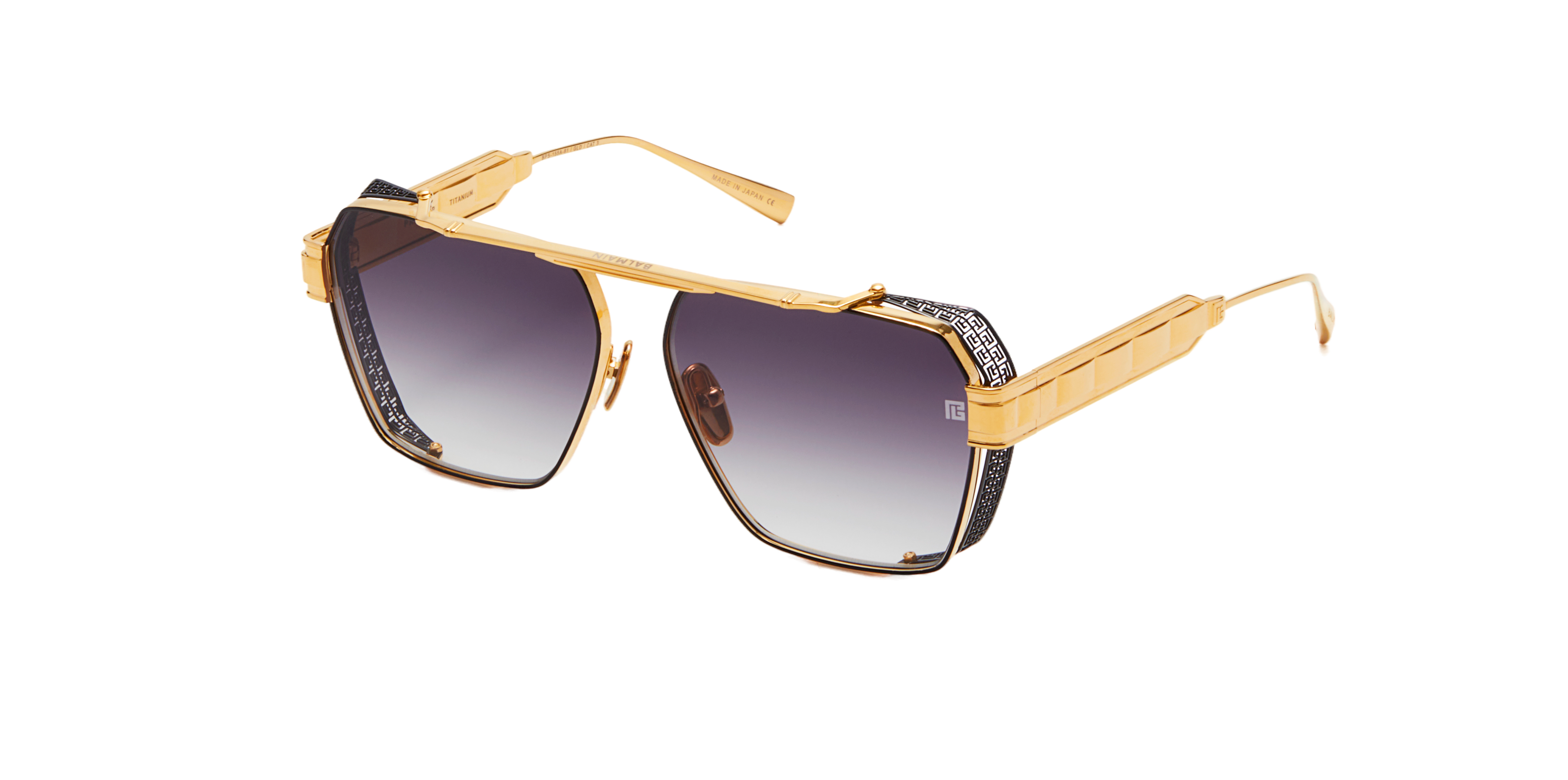 BALMAIN PARIS BPS155A PREMIER GLD 61 SUNGLASSES