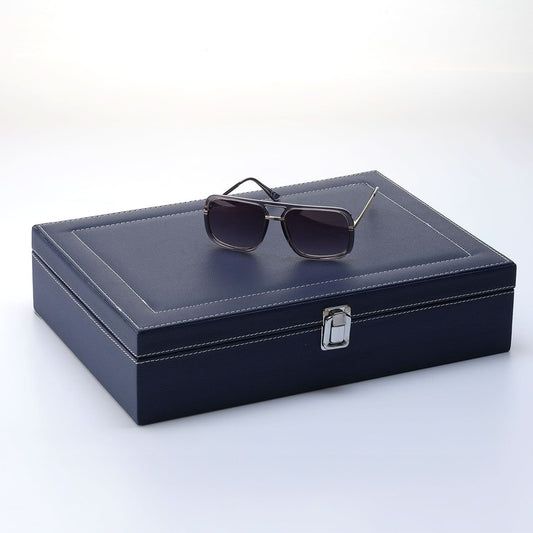 Eyewear 6  Slot Blue Organizer Tray