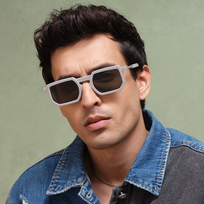 VAVA WL0061 WHITE LABEL LIGHT GREY MATTE 51 SUNGLASSES