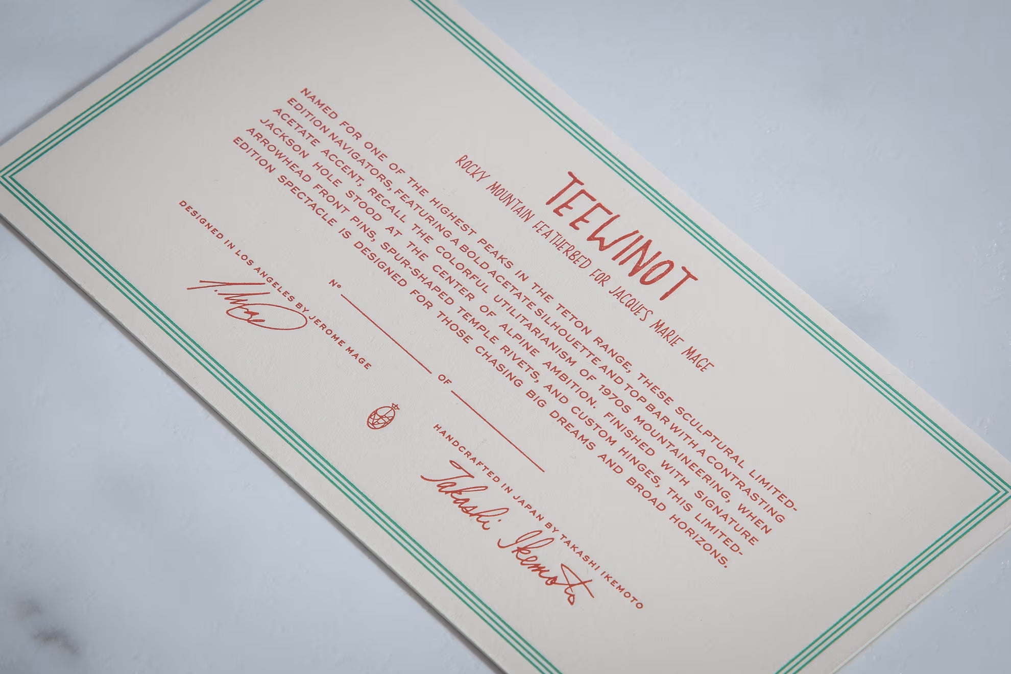 JACQUES MARIE MAGE TEEWINOT 63/250 JMMTW88 BLACK 57 SUNGLASSES