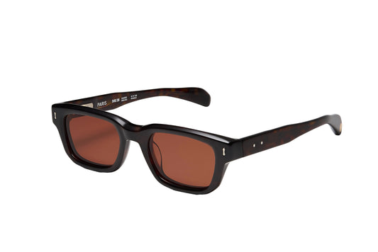 PETER AND MAY S136 ECLAIREUR SUN DARK SHELL BORDEAUX 51 SUNGLASSES
