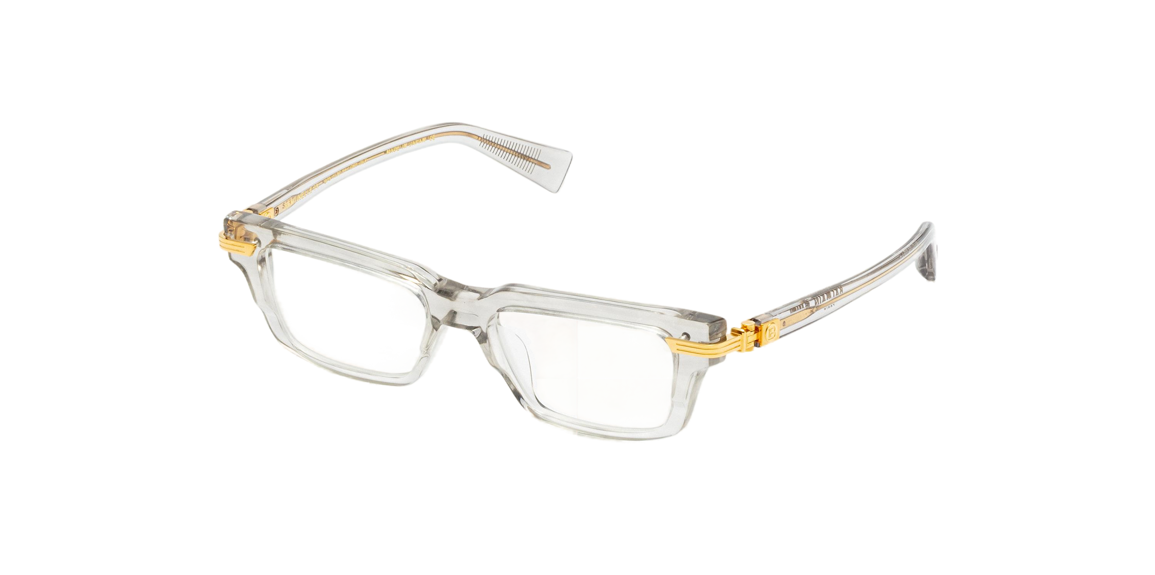 BALMAIN PARIS BPX133C SENTINELLE IV GRY GLD 51 FRAME