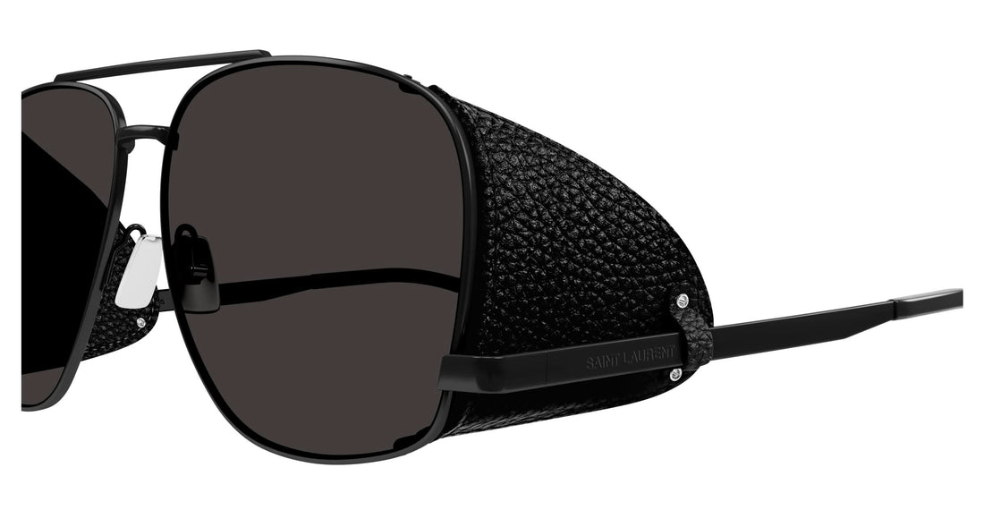 SAINT LAURENT SL653 LEON LEATHER 002 59 SUNGLASSES