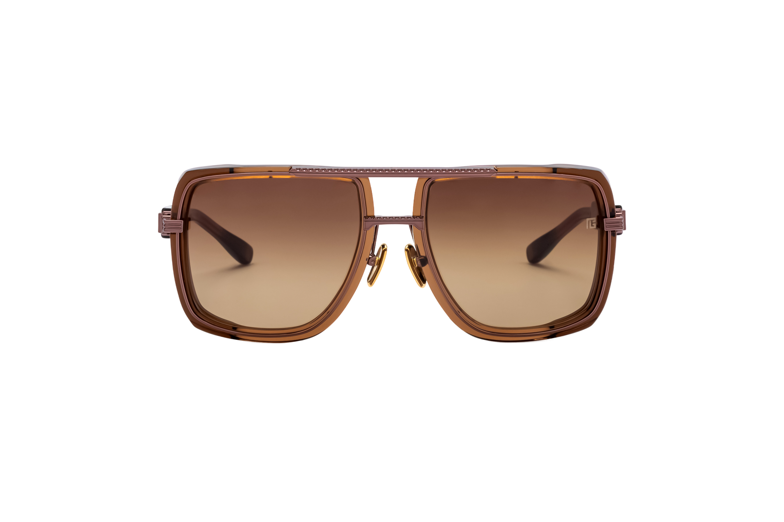 BALMAIN PARIS BPS160C SOLDIER BRN BRN 59 SUNGLASSES