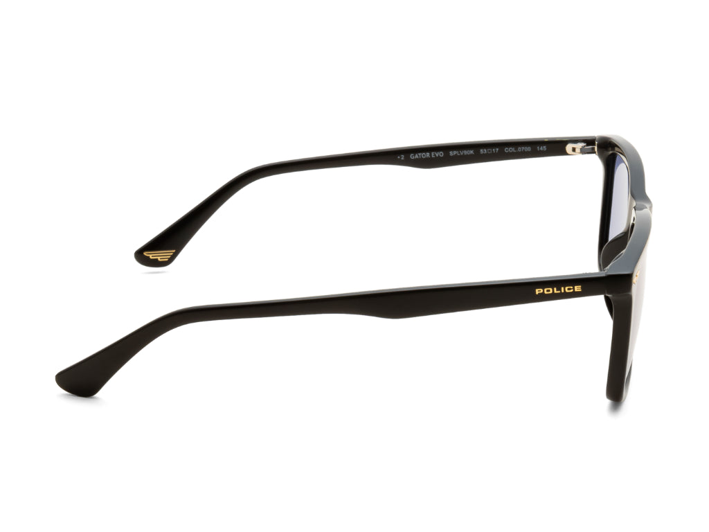 POLICE SPLV90K GATOR EVO 0700 53 SUNGLASSES