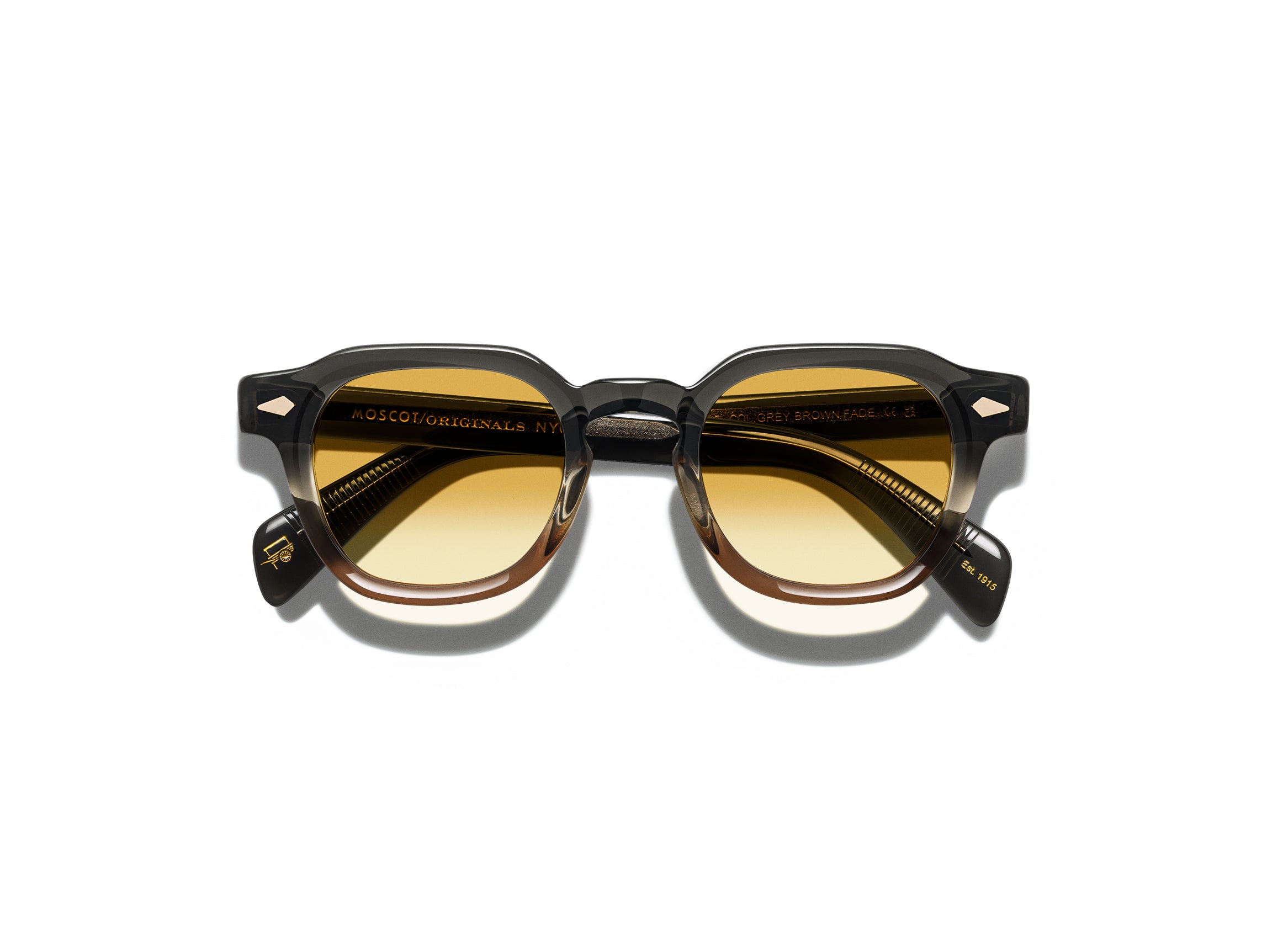 MOSCOT DOLT SUN GREY BROWN FADE 49 SUNGLASSES